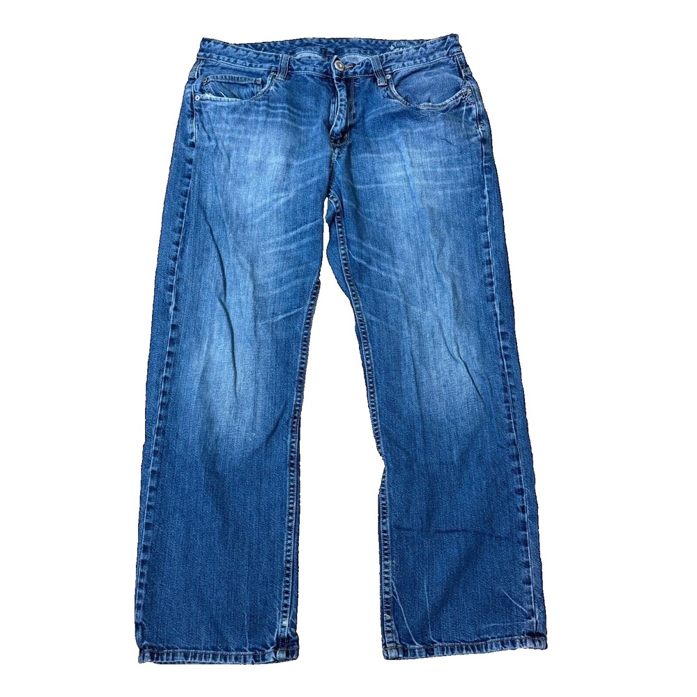 Tommy‎ Bahama Authentic Jean Mens Size 38x30 Blue Standard Mid Rise Straight Leg